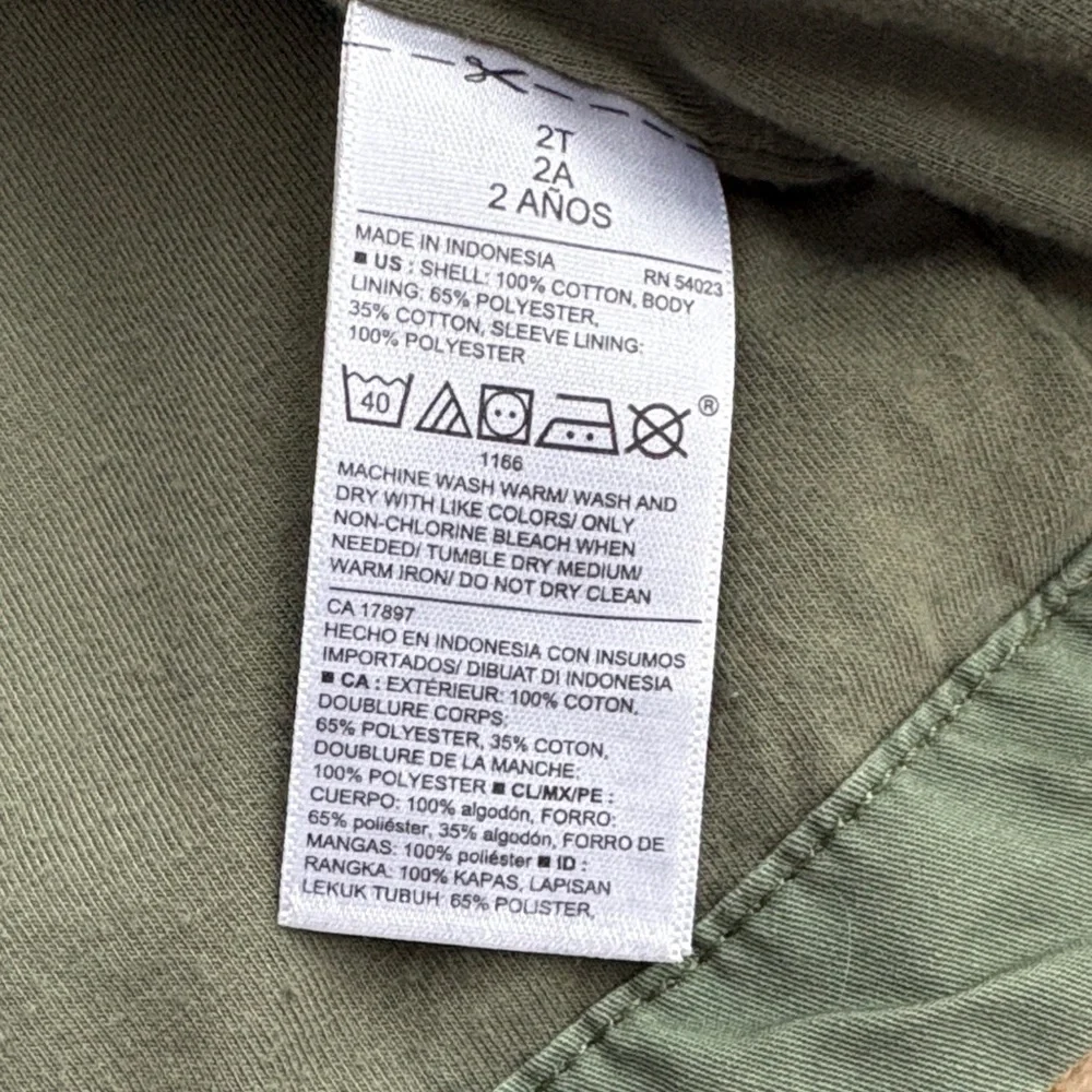 Old Navy Girls Green Jacket 2t